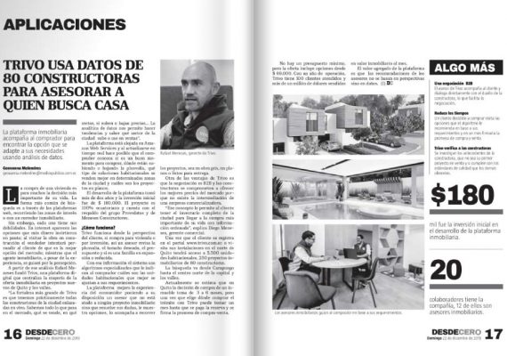Publicación de Trivo en la Revista Desde Cero